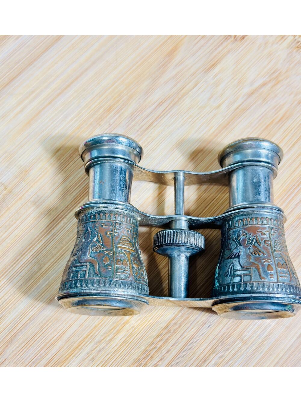 Vintage Occupied Japan Egyptian Revival Opera Glasses Hollywood Regency Decor
